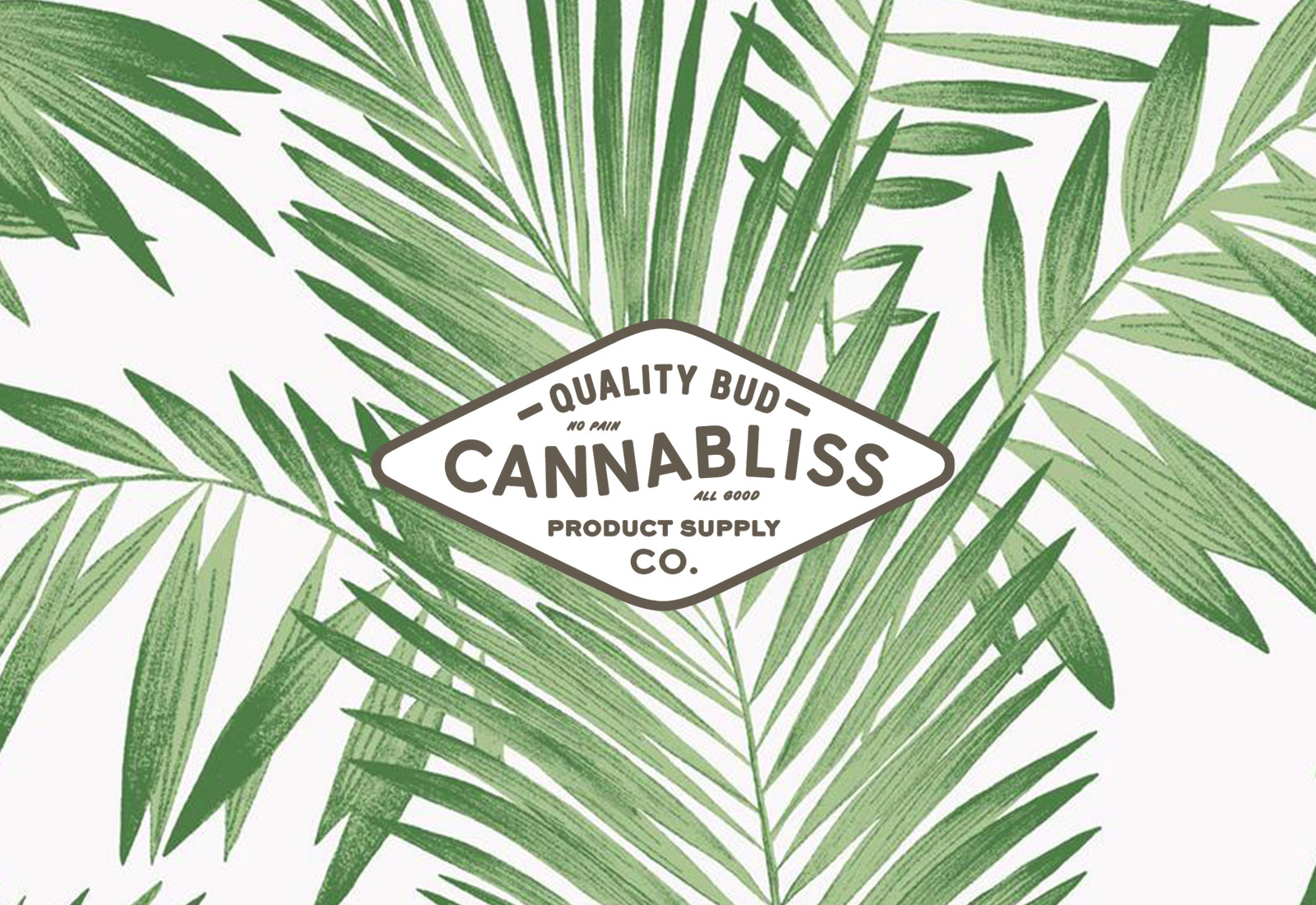 Logo Design for Marijuana Dispensary Cannabliss Version 1