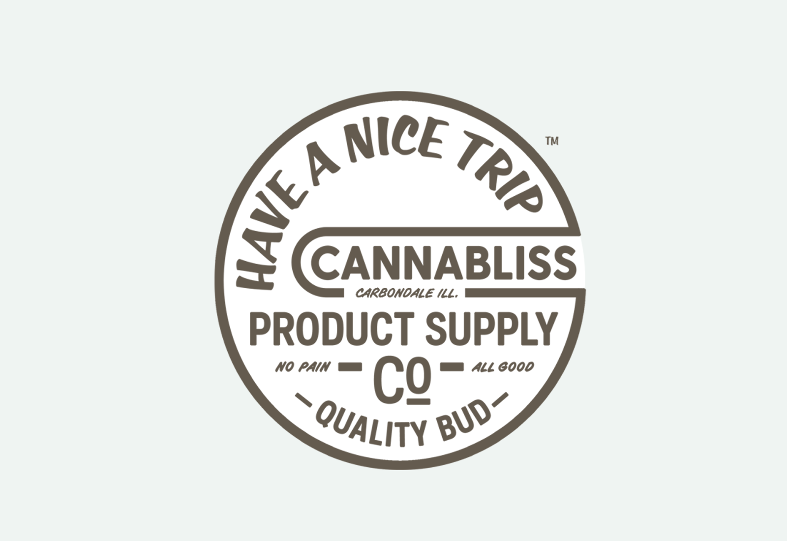 Logo Design for Marijuana Dispensary Cannabliss Version 2